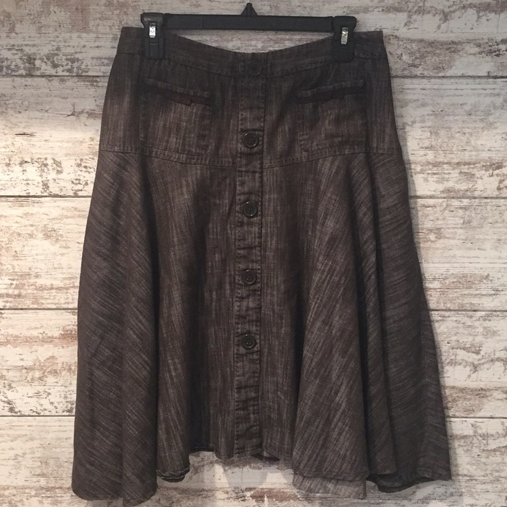 Larry Levine stretch a-line skirt